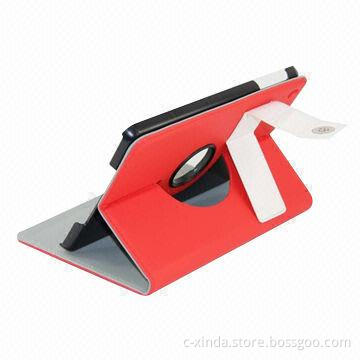 Rotating Leather Case for iPad Mini, High-end Felt Inside Prevent Any Dust from Dirt